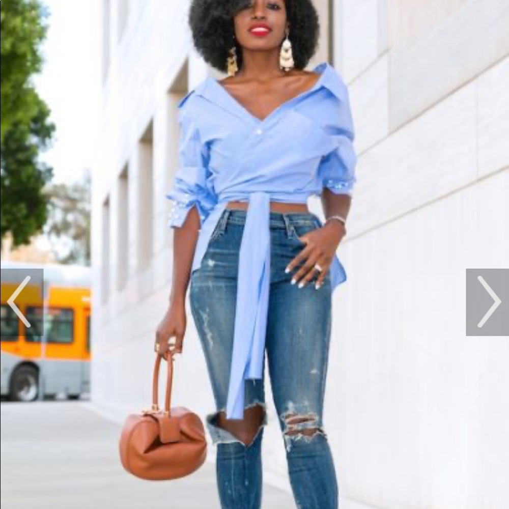 Brand new Zara wrap blouse